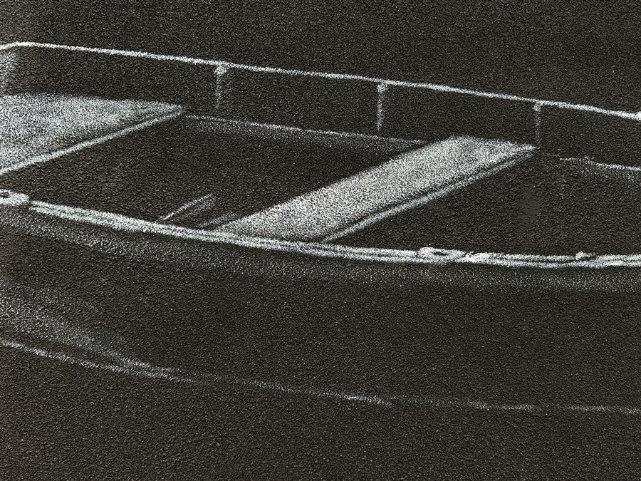 Gerrit Greve (1948-2024, Cardiff by the Sea, CA) Original Acrylic Painting On Canvas Titled 'Elegy For Jack #16 Vessel' 1993 Signed Verso 72' X 36' Estimate $2,592 - $3,240 [Photo 6]