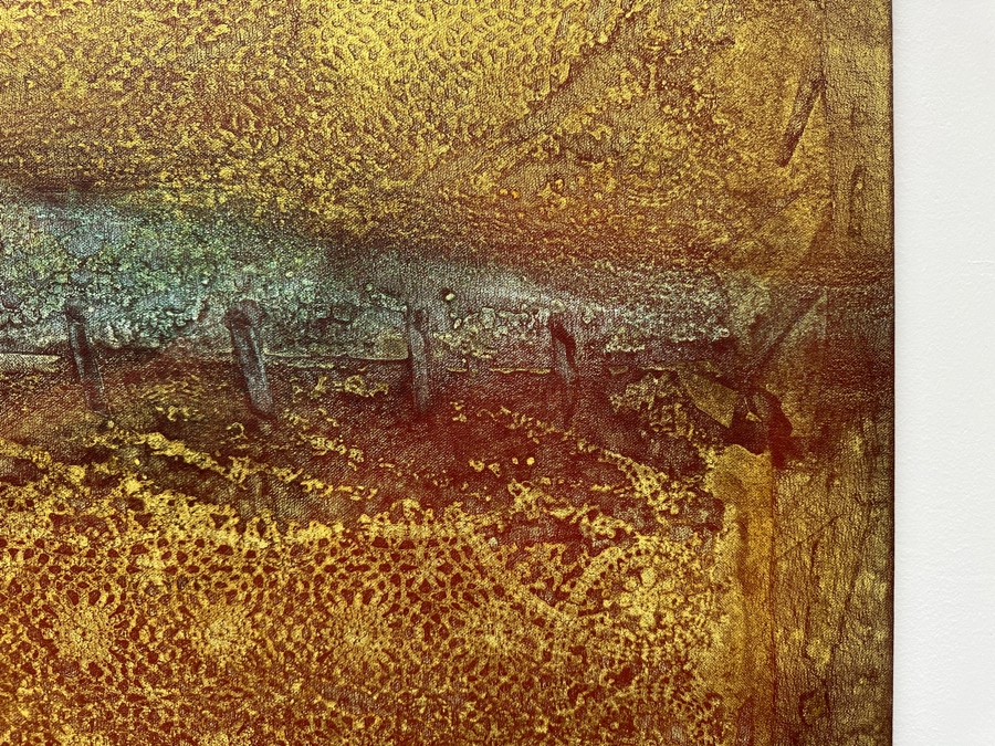 Gerrit Greve (1948-2024, Cardiff by the Sea, CA) Original Acrylic Painting On Canvas 2010 Signed Verso 72' X 36' Estimate $2,592 - $3,240 [Photo 5]