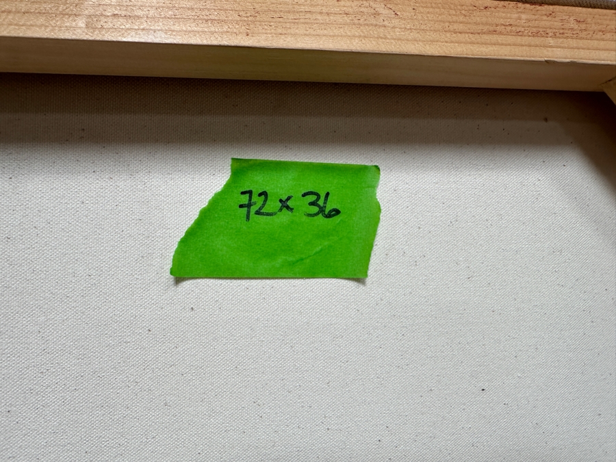 Gerrit Greve (1948-2024, Cardiff by the Sea, CA) Original Acrylic Painting On Canvas 2010 Signed Verso 72' X 36' Estimate $2,592 - $3,240 [Photo 8]