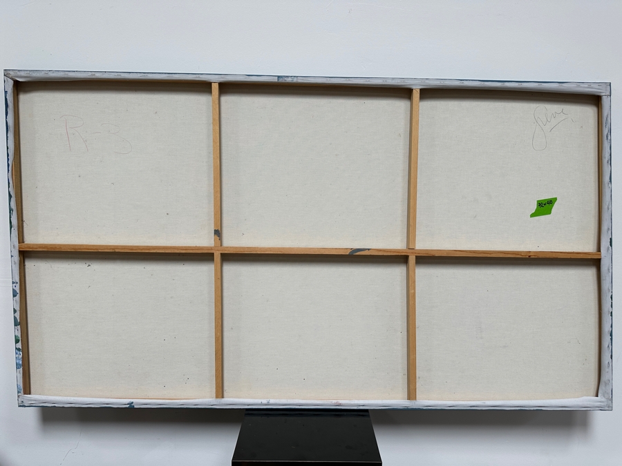 Gerrit Greve (1948-2024, Cardiff by the Sea, CA) Original Acrylic Painting On Canvas Signed Verso 72' X 40' Estimate $2,880 - $3,600 [Photo 6]