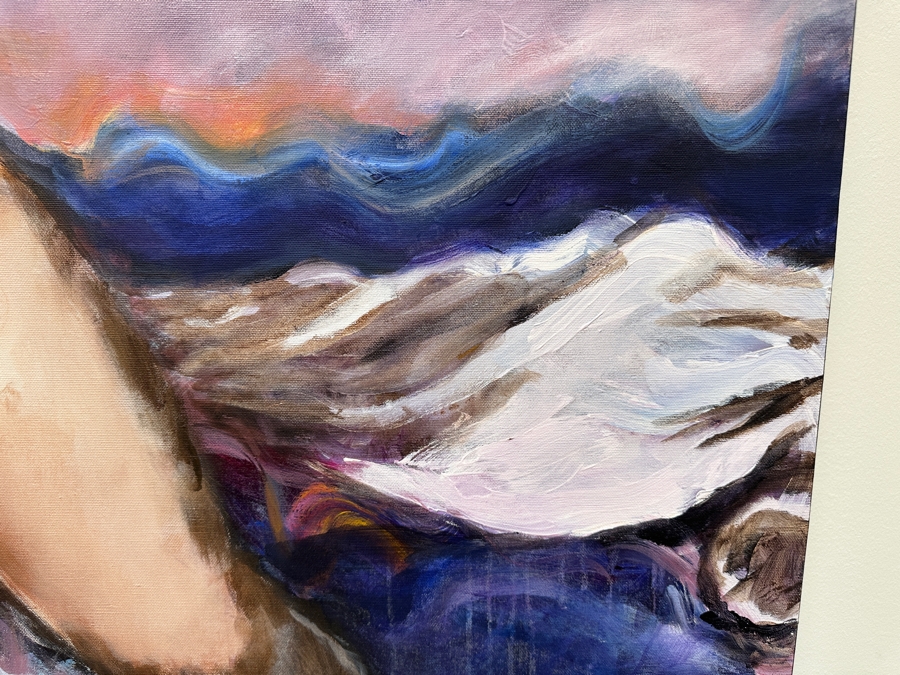 Just Added - Gerrit Greve (1948-2024, Cardiff by the Sea, CA) Original Acrylic Painting On Canvas Signed Lower Left 45' X 72' Estimate $3,240 - $4,050 [Photo 6]