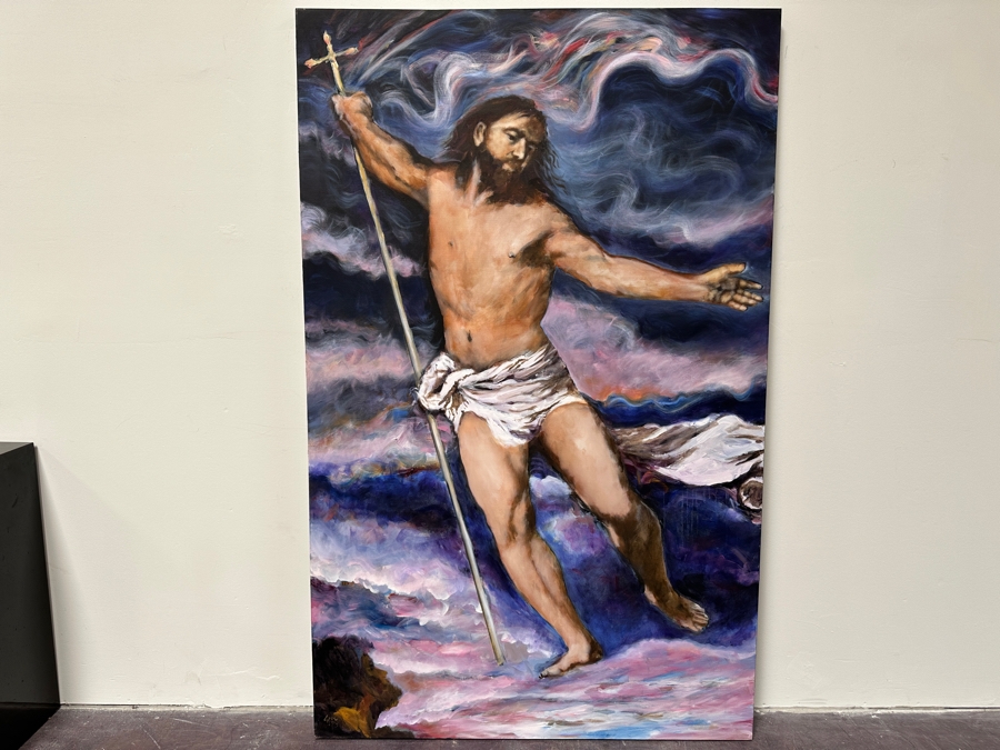 Just Added - Gerrit Greve (1948-2024, Cardiff by the Sea, CA) Original Acrylic Painting On Canvas Signed Lower Left 45' X 72' Estimate $3,240 - $4,050 [Photo 2]