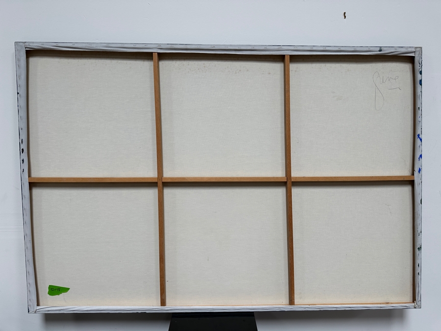 Gerrit Greve (1948-2024, Cardiff by the Sea, CA) Original Acrylic Painting On Canvas Signed Verso 72' X 48' Estimate $3,456 - $4,320 [Photo 6]