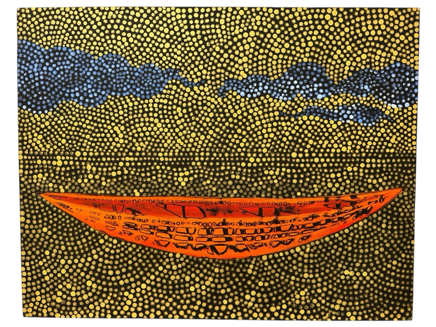 Gerrit Greve (1948-2024, Cardiff by the Sea, CA) Original Acrylic Painting On Canvas Signed Verso 28' X 22' Estimate $616 - $770 [Photo 1]
