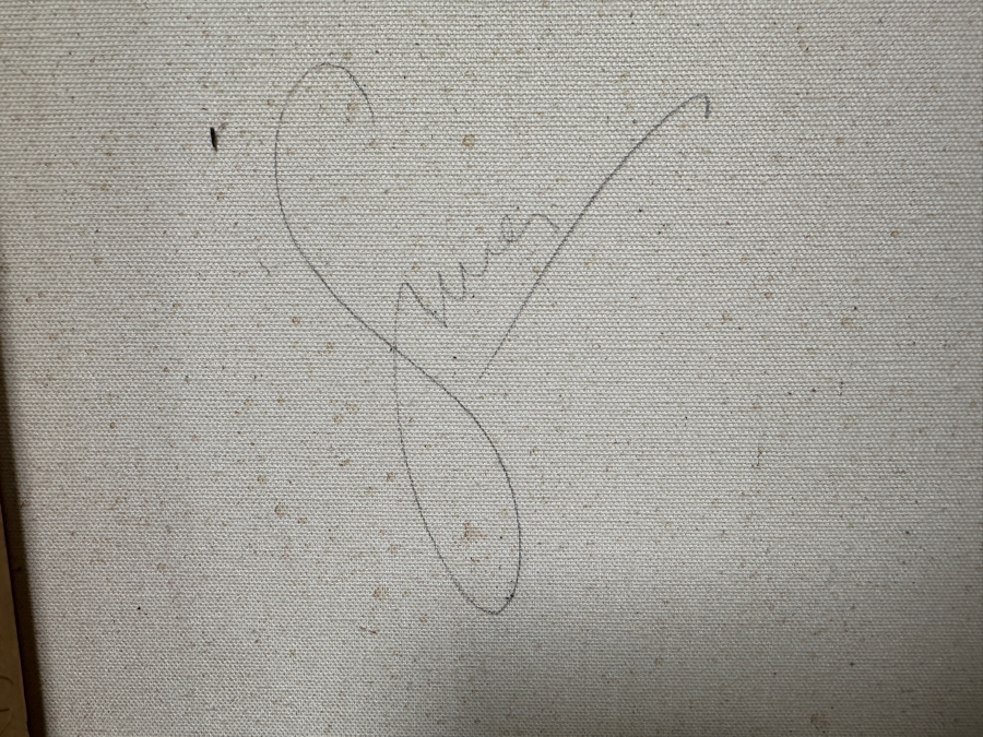 Gerrit Greve (1948-2024, Cardiff by the Sea, CA) Original Acrylic Painting On Canvas Signed Verso 28' X 22' Estimate $616 - $770 [Photo 6]