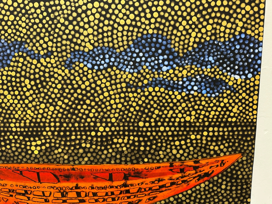 Gerrit Greve (1948-2024, Cardiff by the Sea, CA) Original Acrylic Painting On Canvas Signed Verso 28' X 22' Estimate $616 - $770 [Photo 4]