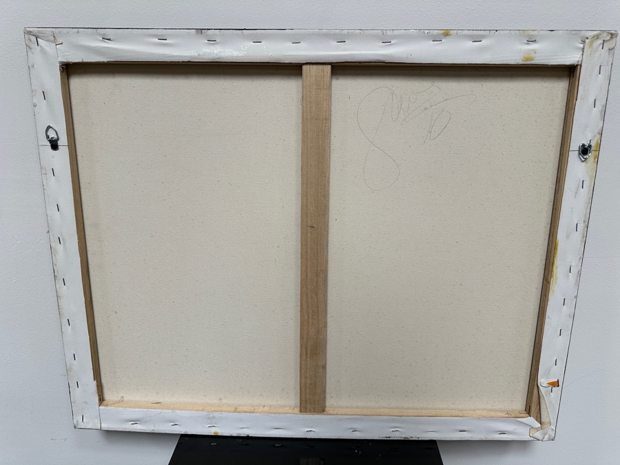 Gerrit Greve (1948-2024, Cardiff by the Sea, CA) Original Acrylic Painting On Canvas Signed Verso 28' X 22' Estimate $616 - $770 [Photo 5]