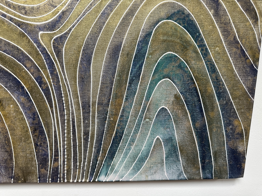 Gerrit Greve (1948-2024, Cardiff by the Sea, CA) Original Acrylic Painting On Canvas Signed Verso 28' X 22' Estimate $616 - $770 [Photo 4]