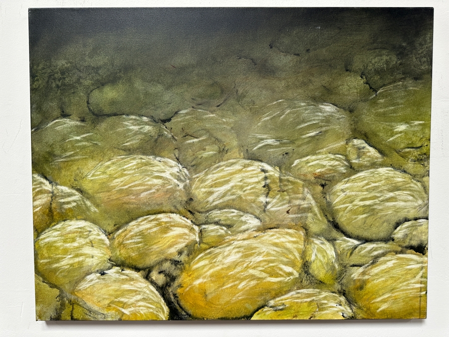 Gerrit Greve (1948-2024, Cardiff by the Sea, CA) Original Acrylic Painting On Canvas Signed Verso 28' X 22' Estimate $616 - $770 [Photo 2]