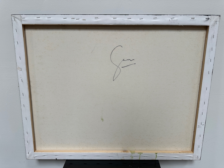 Gerrit Greve (1948-2024, Cardiff by the Sea, CA) Original Acrylic Painting On Canvas Signed Verso 28' X 22' Estimate $616 - $770 [Photo 5]