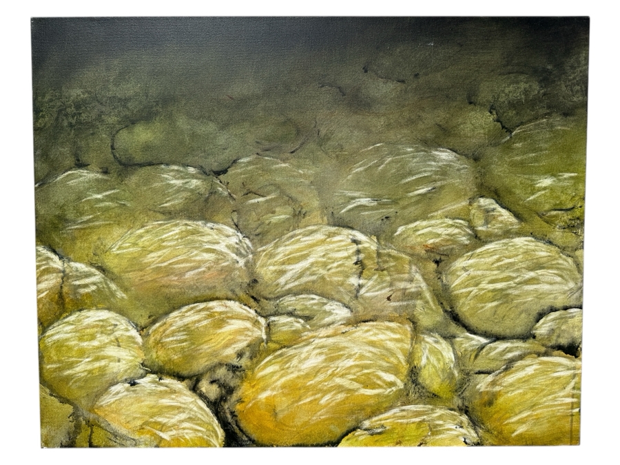 Gerrit Greve (1948-2024, Cardiff by the Sea, CA) Original Acrylic Painting On Canvas Signed Verso 28' X 22' Estimate $616 - $770 [Photo 1]
