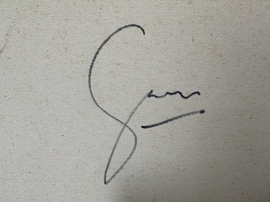 Gerrit Greve (1948-2024, Cardiff by the Sea, CA) Original Acrylic Painting On Canvas Signed Verso 28' X 22' Estimate $616 - $770 [Photo 6]