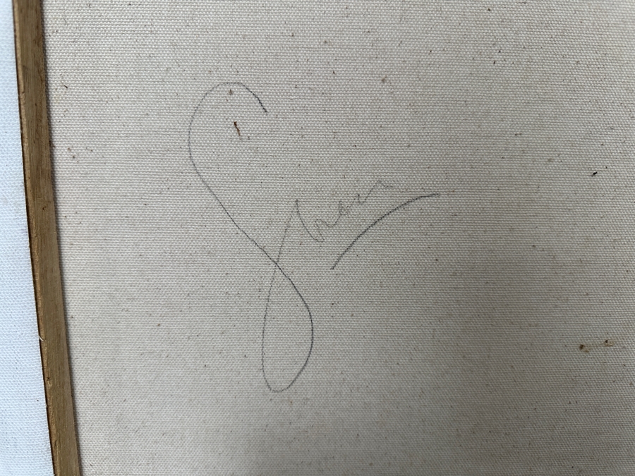 Gerrit Greve (1948-2024, Cardiff by the Sea, CA) Original Acrylic Painting On Canvas Signed Verso 28' X 22' Estimate $616 - $770 [Photo 6]