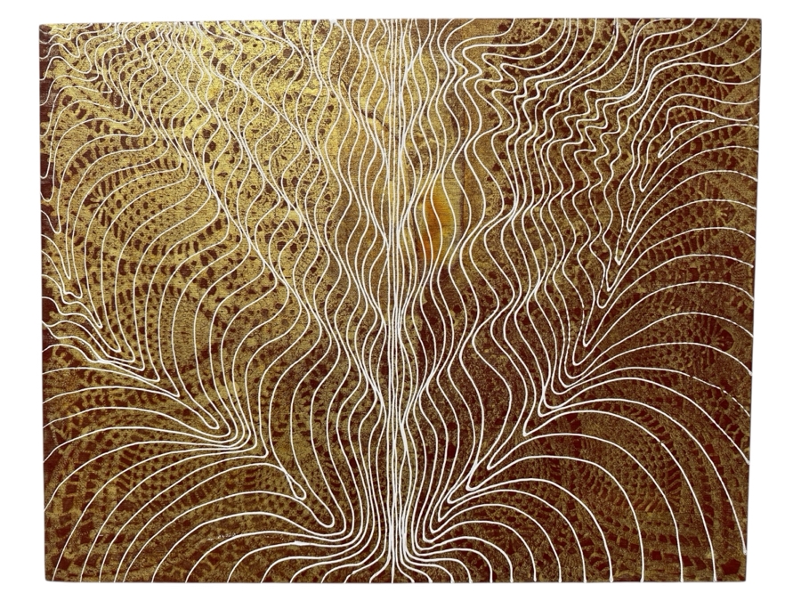 Gerrit Greve (1948-2024, Cardiff by the Sea, CA) Original Acrylic Painting On Canvas Signed Verso 28' X 22' Estimate $616 - $770 [Photo 1]