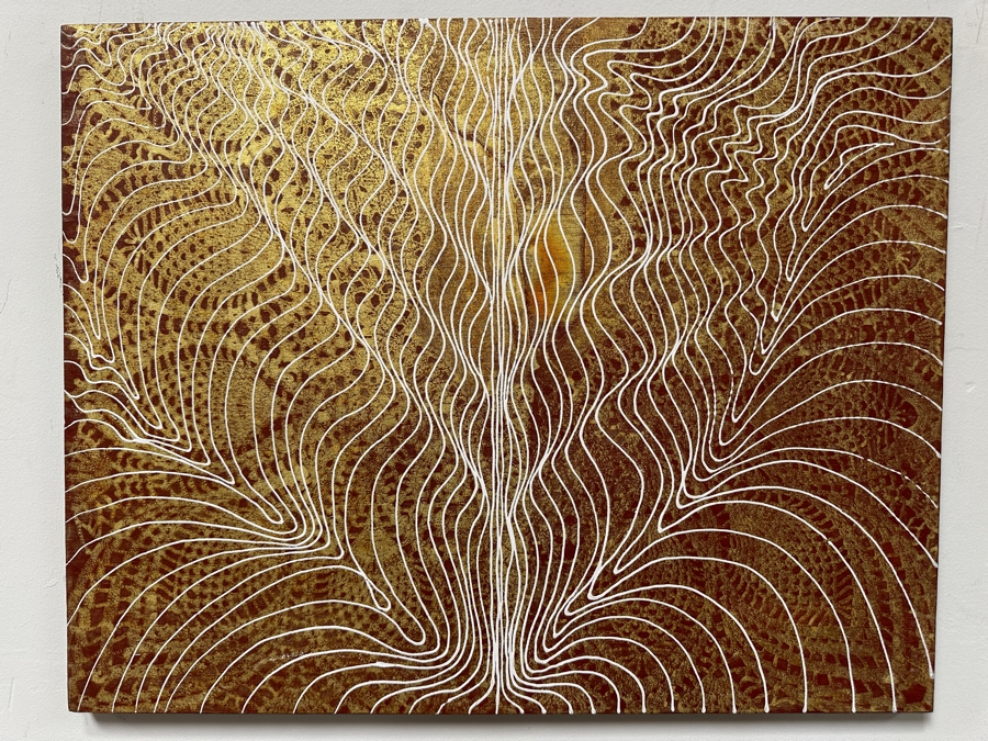 Gerrit Greve (1948-2024, Cardiff by the Sea, CA) Original Acrylic Painting On Canvas Signed Verso 28' X 22' Estimate $616 - $770 [Photo 2]