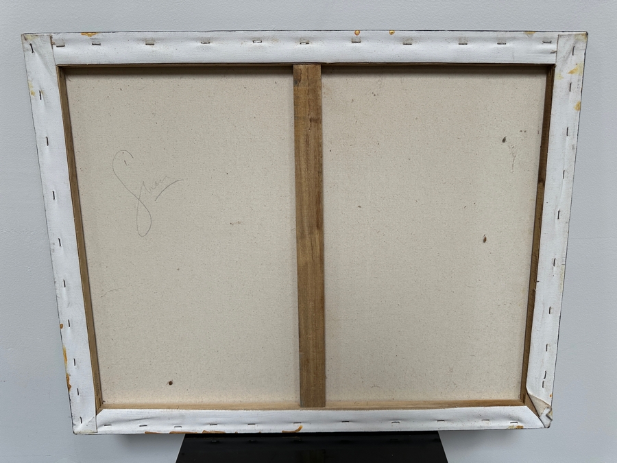 Gerrit Greve (1948-2024, Cardiff by the Sea, CA) Original Acrylic Painting On Canvas Signed Verso 28' X 22' Estimate $616 - $770 [Photo 5]