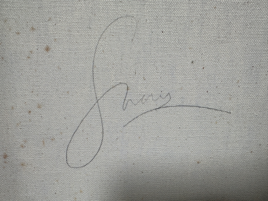 Gerrit Greve (1948-2024, Cardiff by the Sea, CA) Original Acrylic With Wood Painting On Canvas Signed Verso 30' X 24' Estimate $720 - $900 [Photo 9]