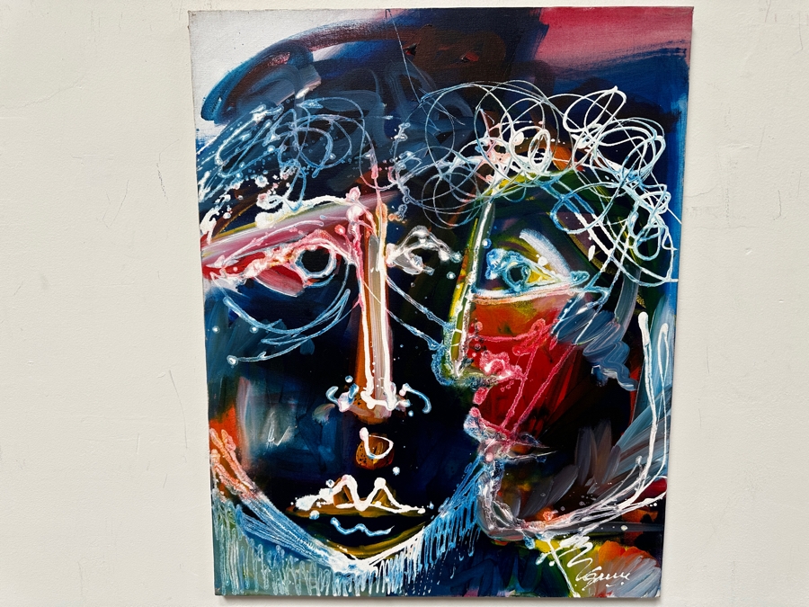 Gerrit Greve (1948-2024, Cardiff by the Sea, CA) Original Acrylic Painting On Canvas Signed Lower Right 24' X 30' Estimate $720 - $900 [Photo 2]