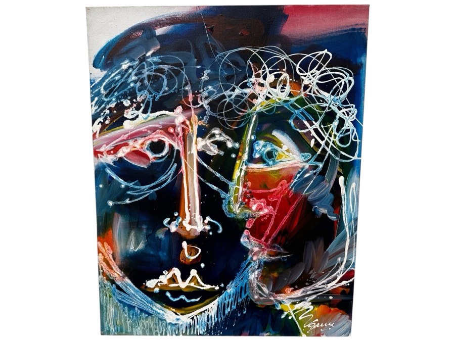 Gerrit Greve (1948-2024, Cardiff by the Sea, CA) Original Acrylic Painting On Canvas Signed Lower Right 24' X 30' Estimate $720 - $900 [Photo 1]