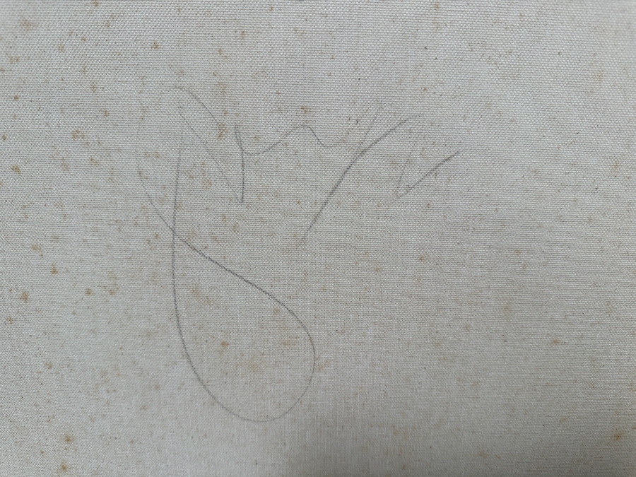 Gerrit Greve (1948-2024, Cardiff by the Sea, CA) Original Acrylic Painting On Canvas Titled 'Emperor's Ripples' Signed Verso 24' X 30' Estimate $720 - $900 [Photo 9]