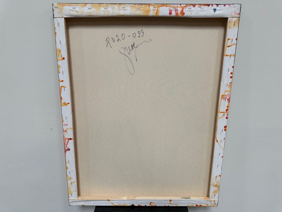 Gerrit Greve (1948-2024, Cardiff by the Sea, CA) Original Acrylic Painting On Canvas 2020 Signed Verso 24' X 30' Estimate $720 - $900 [Photo 5]