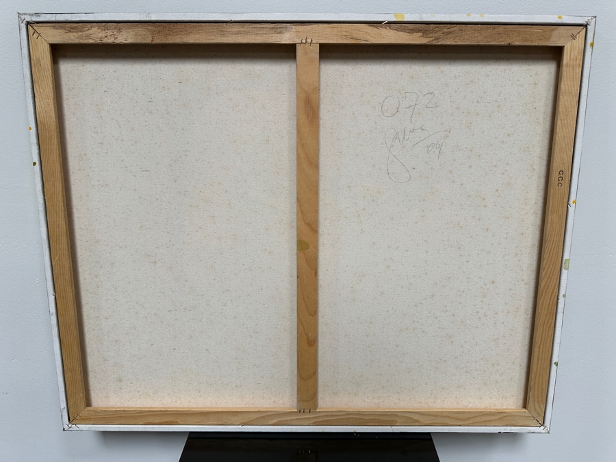 Gerrit Greve (1948-2024, Cardiff by the Sea, CA) Original Acrylic Painting On Canvas 2004 Signed Verso 30' X 24' Estimate $720 - $900 [Photo 6]