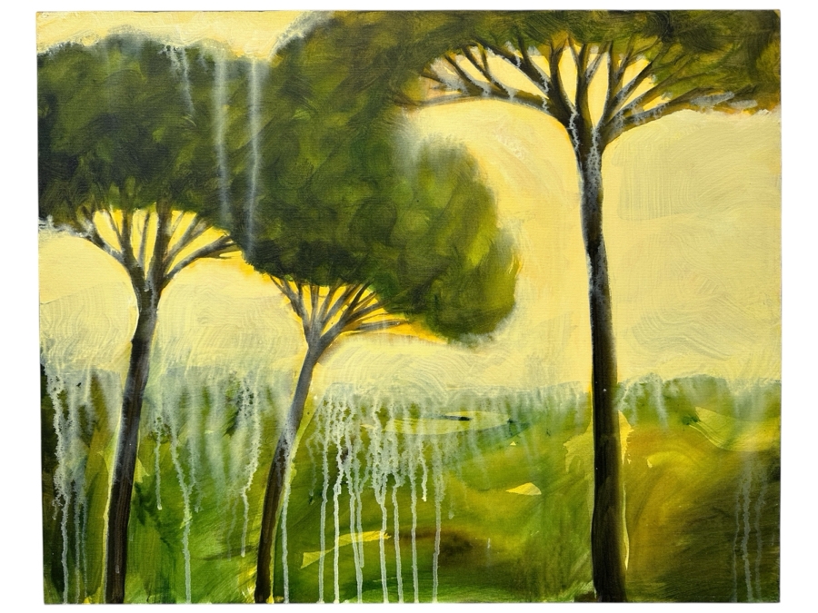 Gerrit Greve (1948-2024, Cardiff by the Sea, CA) Original Acrylic Painting On Canvas 2004 Signed Verso 30' X 24' Estimate $720 - $900 [Photo 1]
