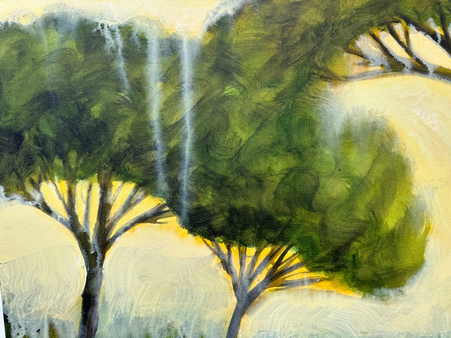 Gerrit Greve (1948-2024, Cardiff by the Sea, CA) Original Acrylic Painting On Canvas 2004 Signed Verso 30' X 24' Estimate $720 - $900 [Photo 3]