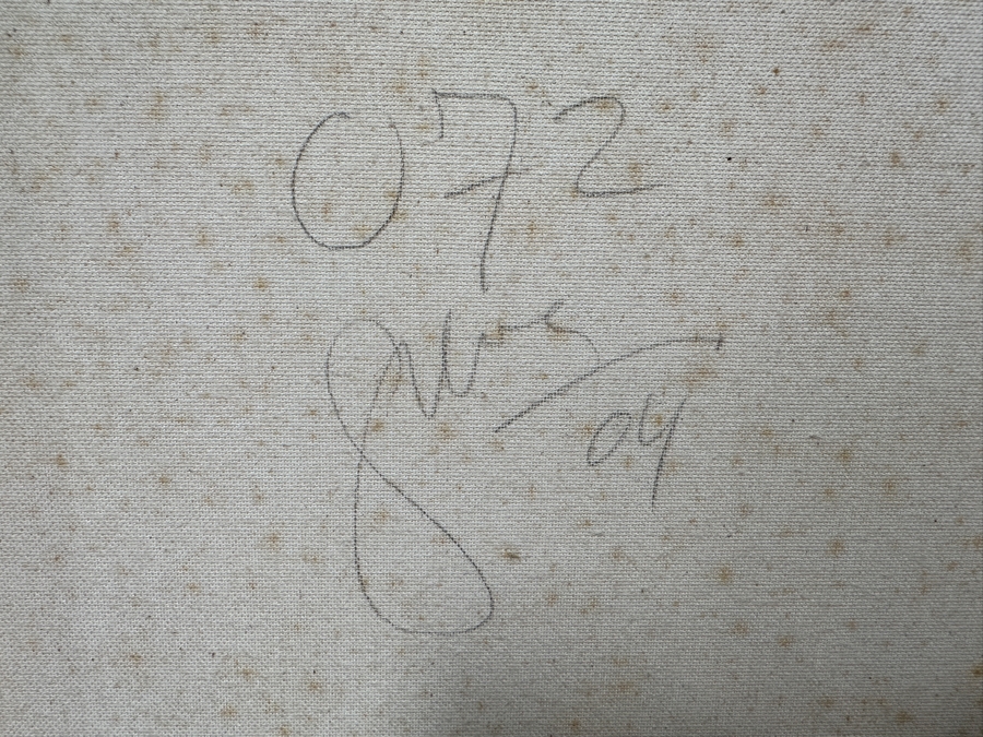 Gerrit Greve (1948-2024, Cardiff by the Sea, CA) Original Acrylic Painting On Canvas 2004 Signed Verso 30' X 24' Estimate $720 - $900 [Photo 7]