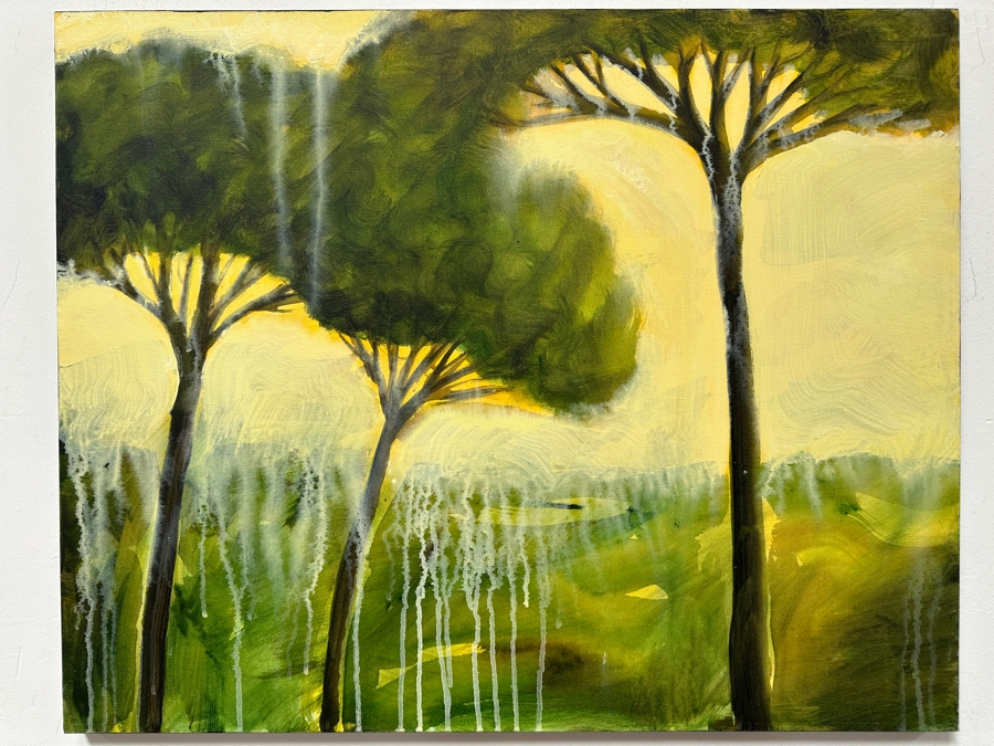 Gerrit Greve (1948-2024, Cardiff by the Sea, CA) Original Acrylic Painting On Canvas 2004 Signed Verso 30' X 24' Estimate $720 - $900 [Photo 2]