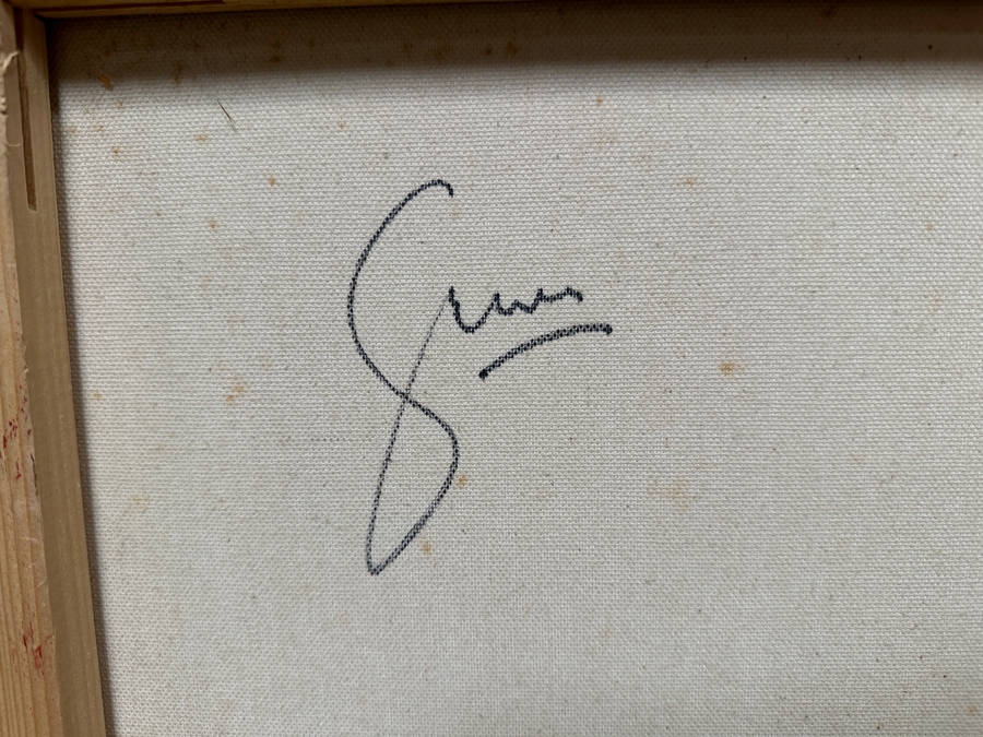 Gerrit Greve (1948-2024, Cardiff by the Sea, CA) Original Acrylic Painting On Canvas Signed Verso 24' X 30' Estimate $720 - $900 [Photo 6]