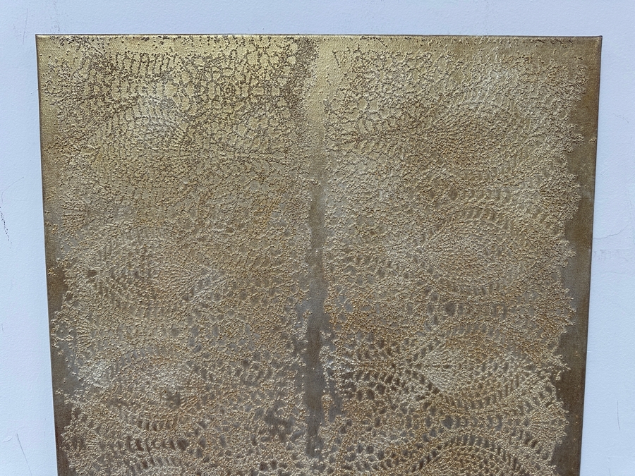 Gerrit Greve (1948-2024, Cardiff by the Sea, CA) Original Acrylic Sand Painting On Canvas Signed Verso 24' X 30' Estimate $720 - $900 [Photo 3]