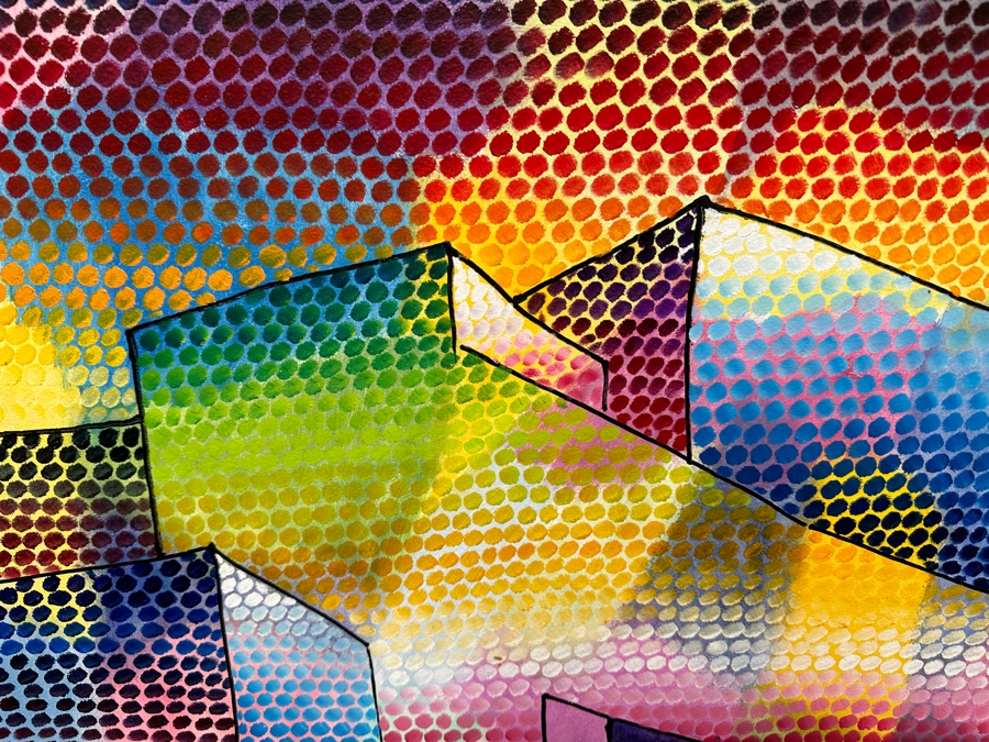 Gerrit Greve (1948-2024, Cardiff by the Sea, CA) Original Acrylic Painting On Board 1973 Signed Lower Right 30' X 24' Estimate $720 - $900 [Photo 4]