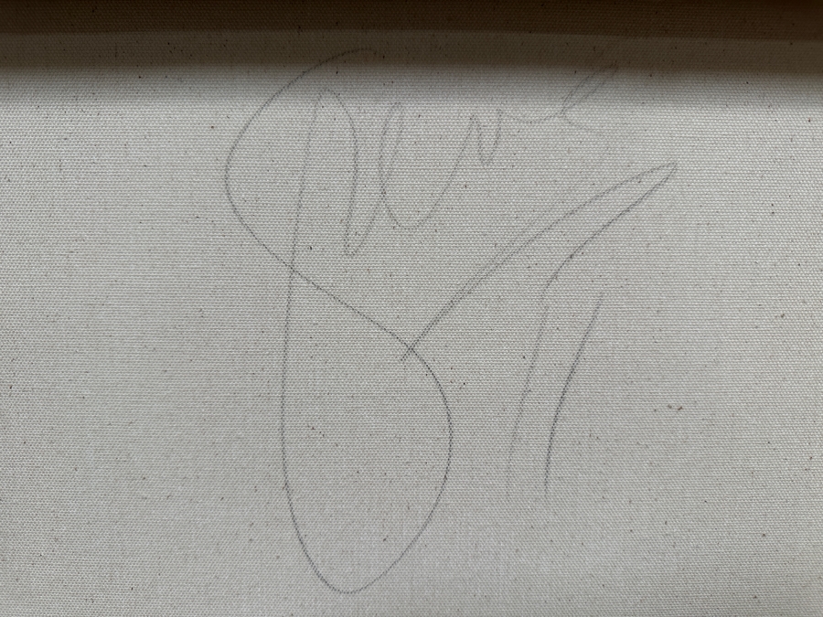 Gerrit Greve (1948-2024, Cardiff by the Sea, CA) Original Acrylic Painting On Canvas 2011 Signed Verso 18' X 36' Estimate $648 - $810 [Photo 7]