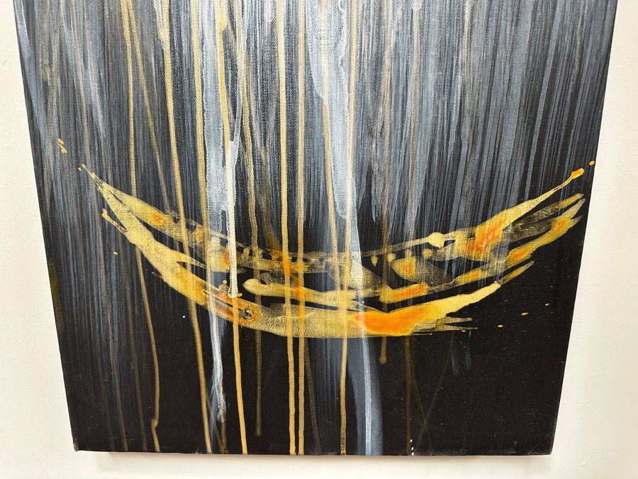 Gerrit Greve (1948-2024, Cardiff by the Sea, CA) Original Acrylic Painting On Canvas 2011 Signed Verso 18' X 36' Estimate $648 - $810 [Photo 3]