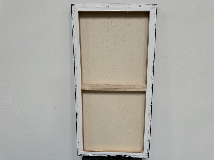 Gerrit Greve (1948-2024, Cardiff by the Sea, CA) Original Acrylic Painting On Canvas 2011 Signed Verso 18' X 36' Estimate $648 - $810 [Photo 6]