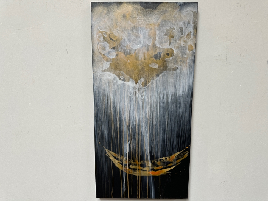 Gerrit Greve (1948-2024, Cardiff by the Sea, CA) Original Acrylic Painting On Canvas 2011 Signed Verso 18' X 36' Estimate $648 - $810 [Photo 2]