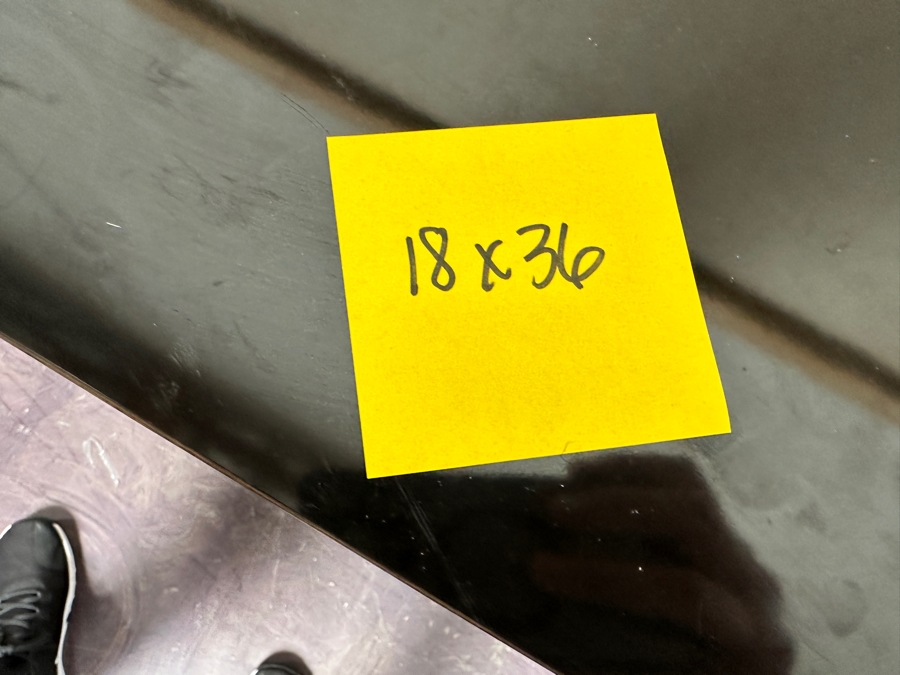 Gerrit Greve (1948-2024, Cardiff by the Sea, CA) Original Acrylic Painting On Canvas Titled '(Meadowlawn) Road To The Forest #1' 1992 Signed Lower Right And Verso 36' X 18' Estimate $648 - $810 [Photo 8]