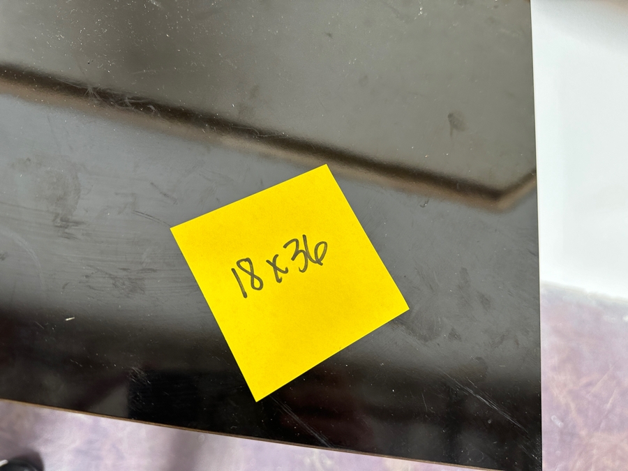 Gerrit Greve (1948-2024, Cardiff by the Sea, CA) Original Acrylic Painting On Canvas Titled '(Meadowlawn) The Boat #2' 1993 Signed Lower Left And Verso 36' X 18' Estimate $648 - $810 [Photo 10]