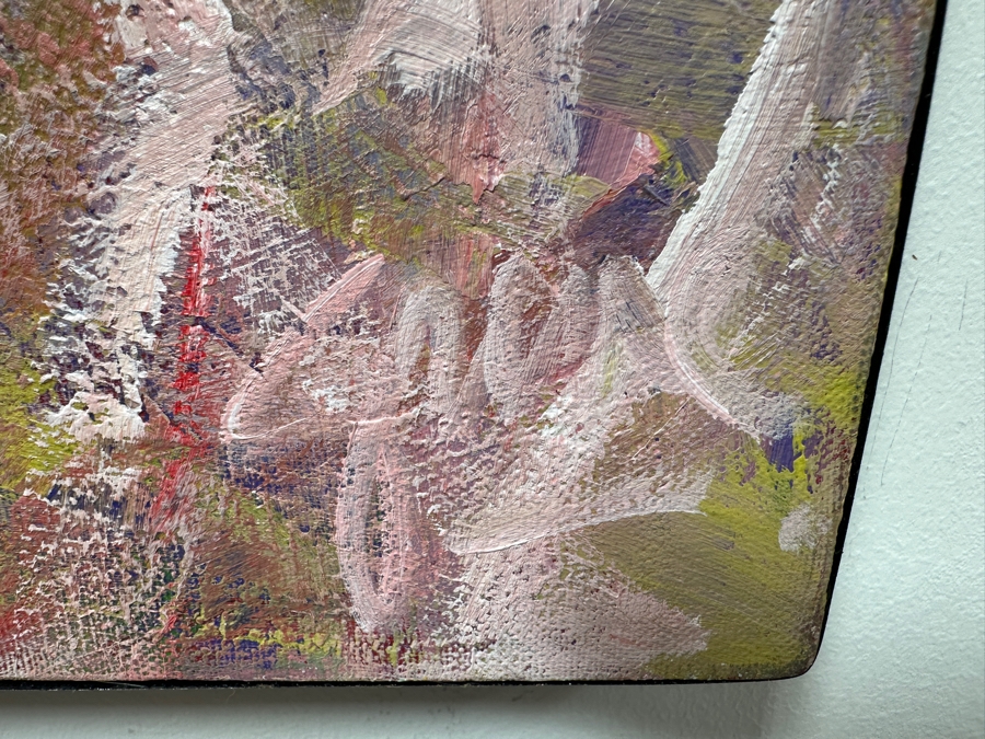 Gerrit Greve (1948-2024, Cardiff by the Sea, CA) Original Acrylic Painting On Canvas Titled 'French Heart'  Signed Lower Right And Verso 36' X 30' Estimate $1,080 - $1,350 [Photo 6]