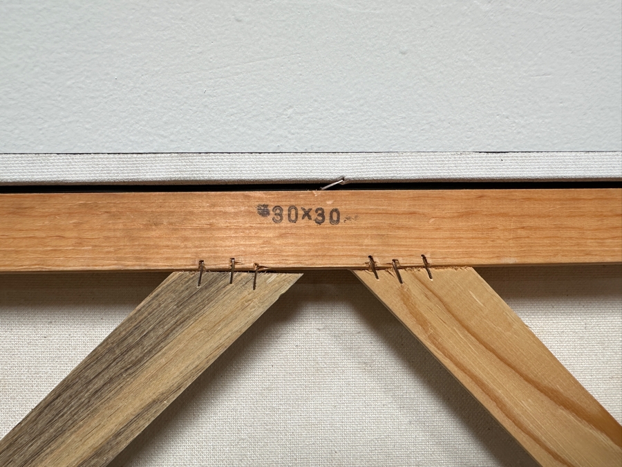 Gerrit Greve (1948-2024, Cardiff by the Sea, CA) Original Acrylic Painting On Canvas 2004 Signed Verso 30' X 30' Estimate $900 - $1,125 [Photo 7]