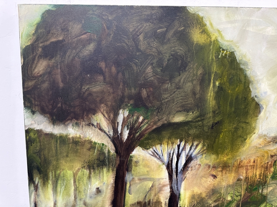 Gerrit Greve (1948-2024, Cardiff by the Sea, CA) Original Acrylic Painting On Canvas 2004 Signed Verso 30' X 30' Estimate $900 - $1,125 [Photo 3]