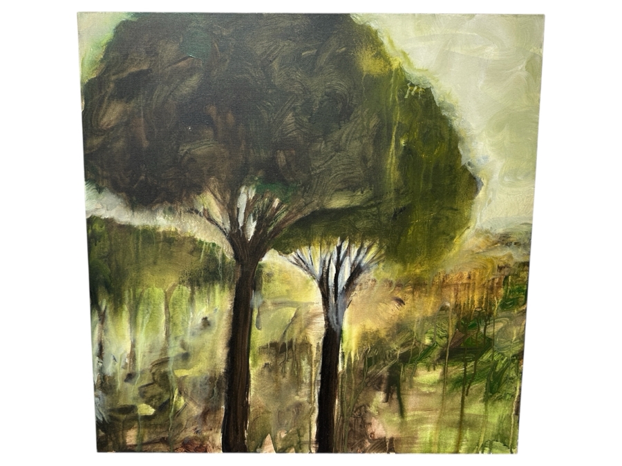 Gerrit Greve (1948-2024, Cardiff by the Sea, CA) Original Acrylic Painting On Canvas 2004 Signed Verso 30' X 30' Estimate $900 - $1,125 [Photo 1]