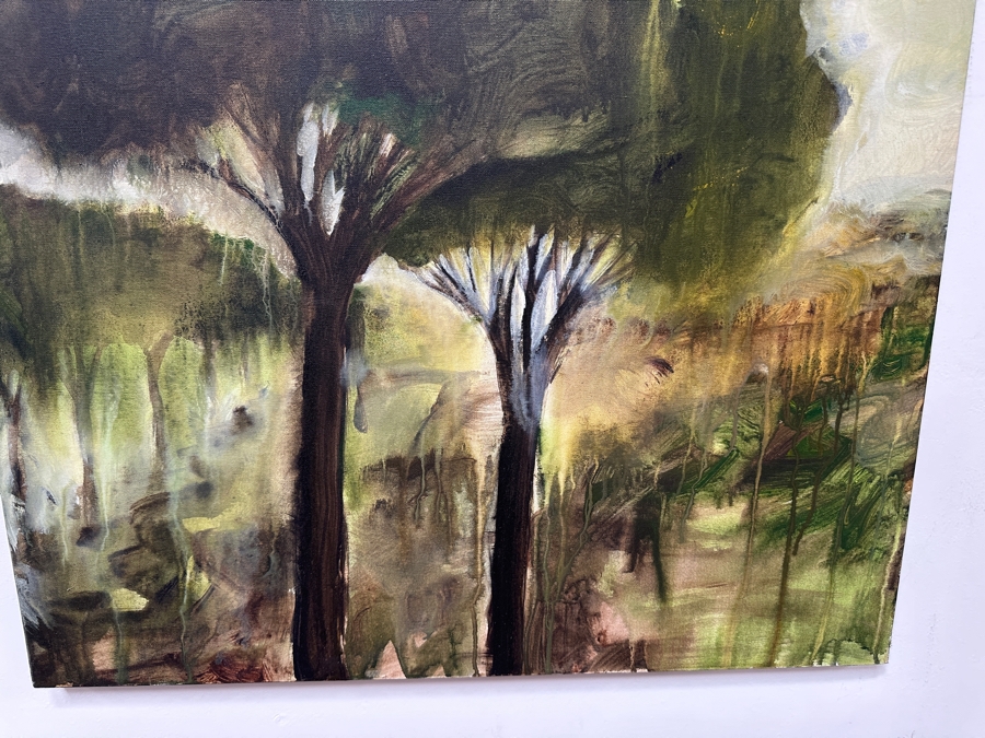 Gerrit Greve (1948-2024, Cardiff by the Sea, CA) Original Acrylic Painting On Canvas 2004 Signed Verso 30' X 30' Estimate $900 - $1,125 [Photo 4]