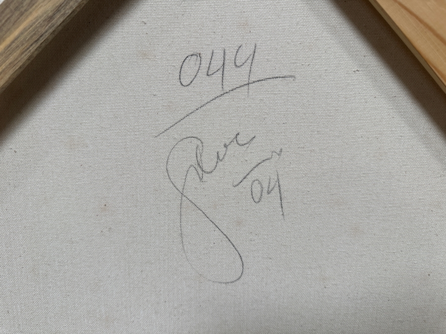 Gerrit Greve (1948-2024, Cardiff by the Sea, CA) Original Acrylic Painting On Canvas 2004 Signed Verso 30' X 30' Estimate $900 - $1,125 [Photo 6]