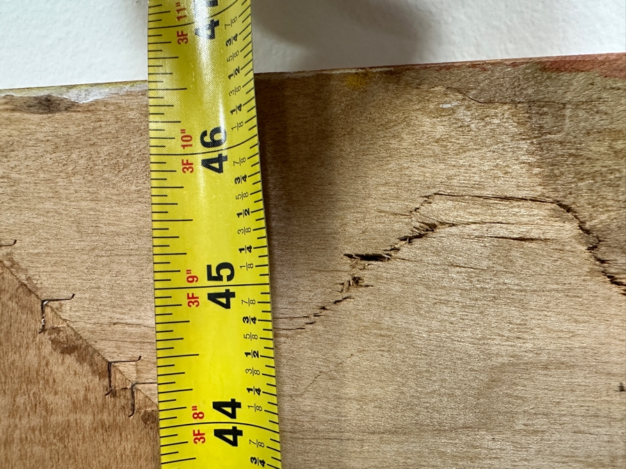 Gerrit Greve (1948-2024, Cardiff by the Sea, CA) Original Acrylic Painting On Canvas Titled 'Many Calls #3' 1993 Signed Verso 30' X 40' Framed 36.5' X 46.5' Estimate $1,200 - $1,500 [Photo 11]