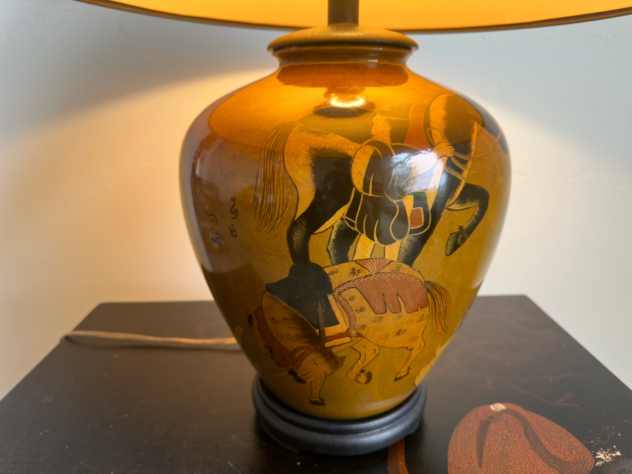 Just Added - Asian Table Lamp 28H [Photo 3]