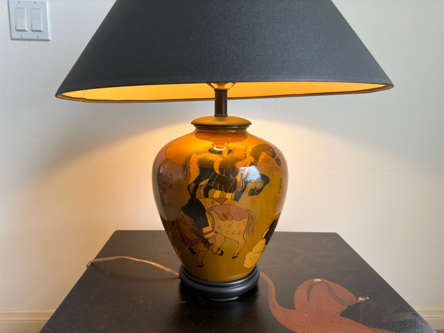 Just Added - Asian Table Lamp 28H [Photo 8]