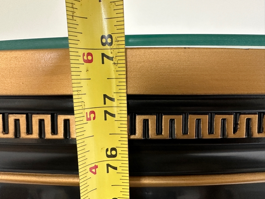 Just Added - Vintage Drexel 'Et Cetera' Chinoiserie Decorated Corner Display Curio Cabinet With Overhead Lighting 36W X 78H [Photo 8]