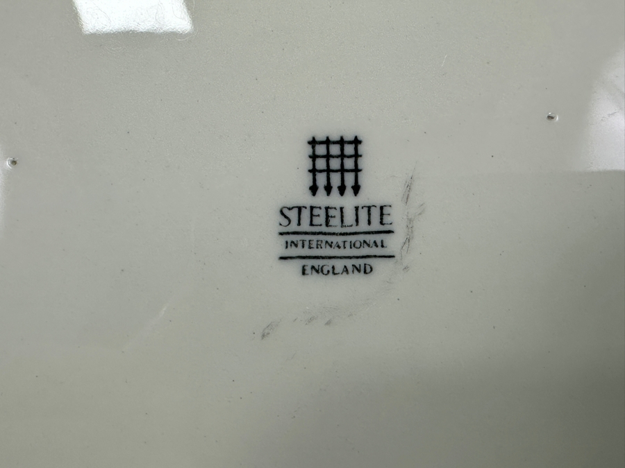 Just Added - (14) 11.75'R Dinner Plates With Golfer On Rim By Steelite International Made In England [Photo 6]